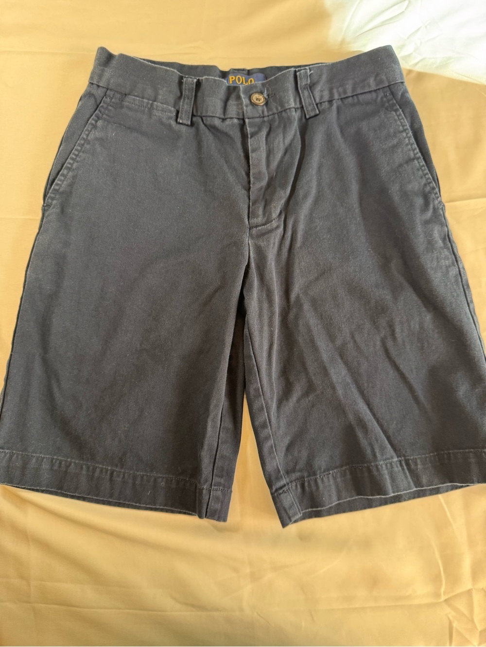 Polo by Ralph Lauren Boys Navy Blue Cotton Shorts